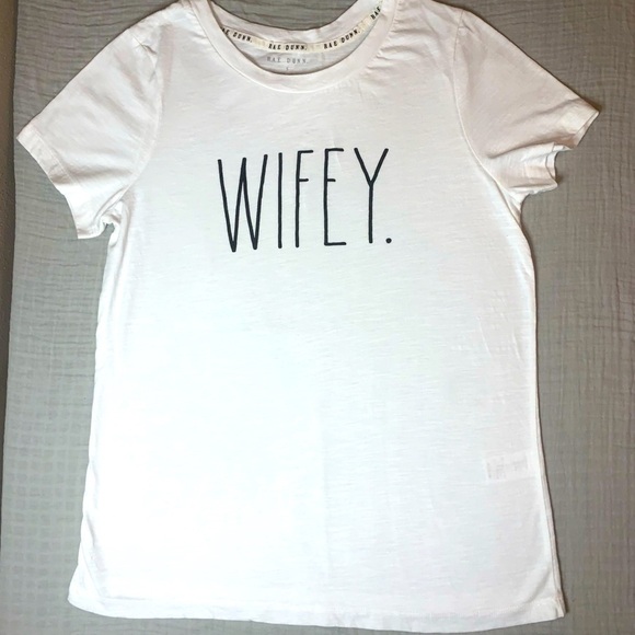 Rae Dunn Tops - RAE DUNN‎ WIFEY T-SHIRT SIZE S